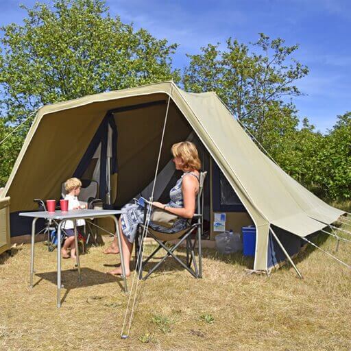 Luxe tent huren 6-personen